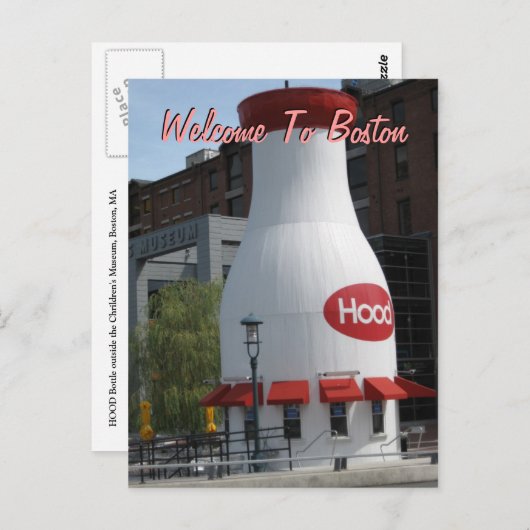 Welkom in Boston Briefkaart (Voorkant / Achterkant)