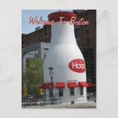 Welkom in Boston Briefkaart (Voorkant)