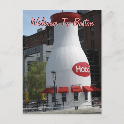 Welkom in Boston Briefkaart (Voorkant)
