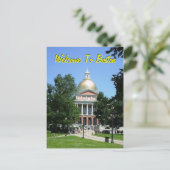 Welkom in Boston Briefkaart (Staand voorkant)