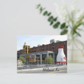 Welkom in Boston Briefkaart (Staand voorkant)