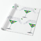 Welkom in Brazilië Cadeaupapier (Uitgerold)