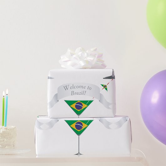 Welkom in Brazilië Cadeaupapier