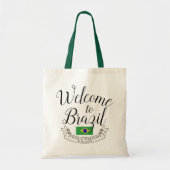 Welkom in Brazilië | Destination Wedding Custom Tote Bag (Voorkant)