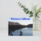 Welkom in Californië Briefkaart (Staand voorkant)