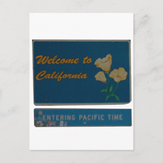 Welkom in Californië Briefkaart (Voorkant)
