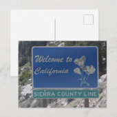 Welkom in Californië-Briefkaart Briefkaart (Voorkant / Achterkant)