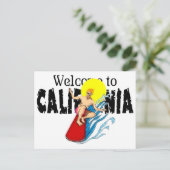 Welkom in Californië-Briefkaart Briefkaart (Staand voorkant)