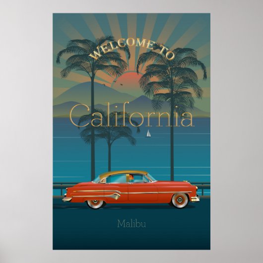 Welkom in Californië Poster (Voorkant)