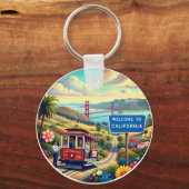 Welkom in Californië Sleutelhanger (Voorkant)