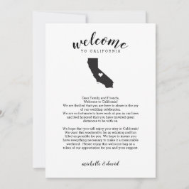 Welkom in Californië | Wedbrief en reisroute