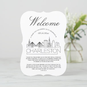 Welkom in Charleston Details gasten Uitnodiging