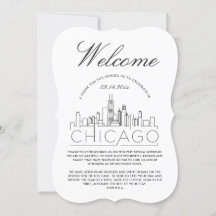 Welkom in Chicago | Gasten Details uitnodiging
