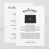 Welkom in Colorado | Wedbrief en reisroute (Voorkant / Achterkant)