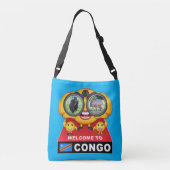 Welkom in Congo Crossbody Tas (Achterkant)