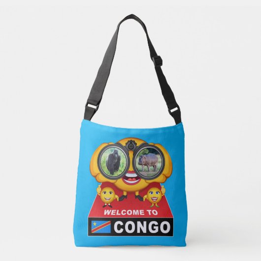 Welkom in Congo Crossbody Tas (Voorkant)