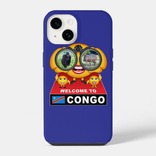 Welkom in Congo iPhone Hoesje (Achterkant)