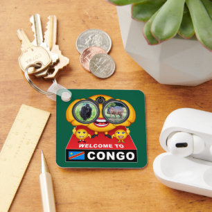 Welkom in Congo Sleutelhanger