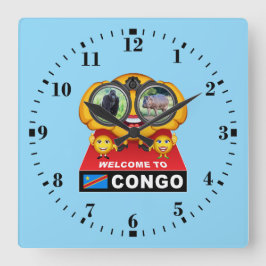 Welkom in Congo Vierkante Klok