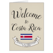 Welkom in Costa Rica | Aangepast bestemmingshuweli (Voorkant)