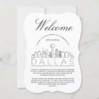 Welkom in Dallas | Gasten Details uitnodiging