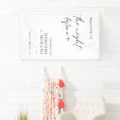 Welkom in de avond ervoor spandoek (Insitu)