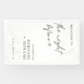 Welkom in de avond ervoor spandoek (Horizontaal)