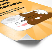 Welkom in de badkamer Geniet van uw bezoek! grappi Foto Afdruk (Hoek)