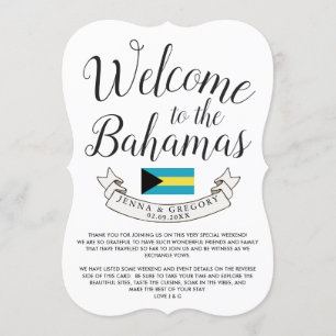 Welkom in de Bahama's   Bestemming Trouw Aangepast Kaart