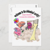 Welkom in de buikholte! briefkaart (Voorkant / Achterkant)
