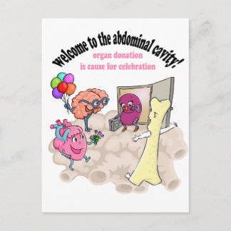 Welkom in de buikholte! briefkaart