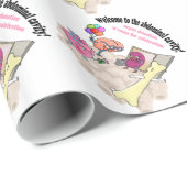 Welkom in de buikholte! cadeaupapier (Rol Hoek)