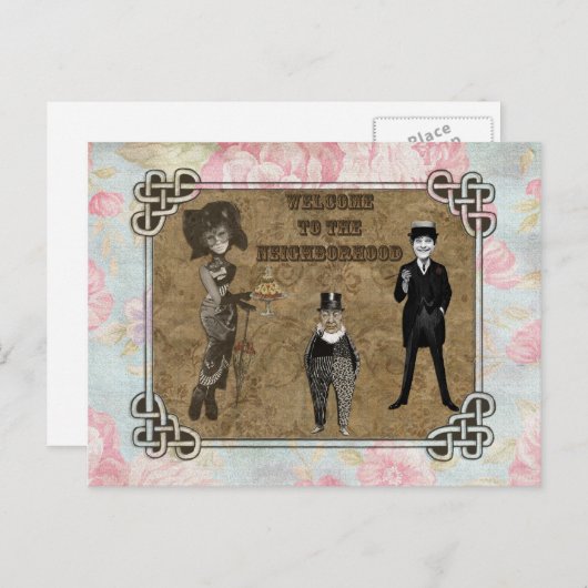 Welkom in de buurt briefkaart (Voorkant / Achterkant)