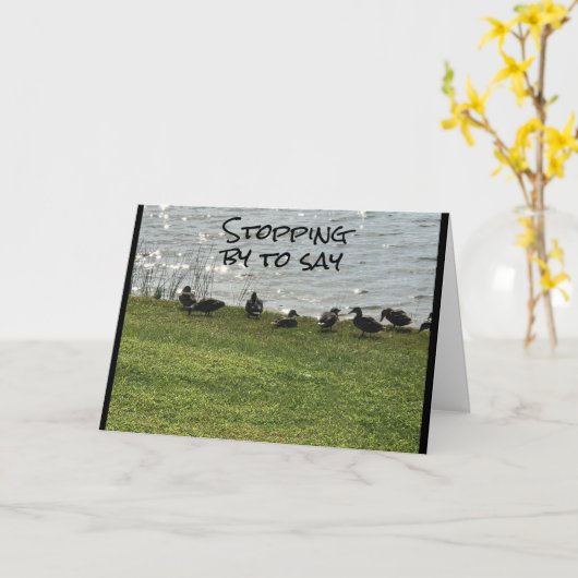 *** WELKOM IN DE BUURT*** KAART (Gele Bloem)