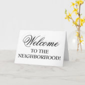 Welkom in de buurt! kaart (Gele Bloem)