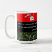 Welkom in de buurt koffiemok (Links)