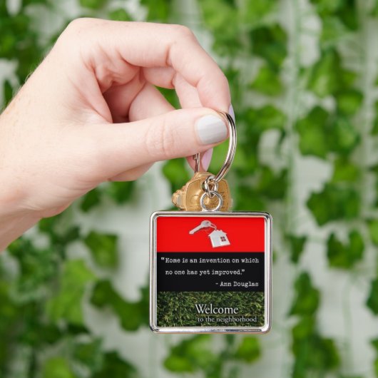 Welkom in de buurt sleutelhanger (Hand)