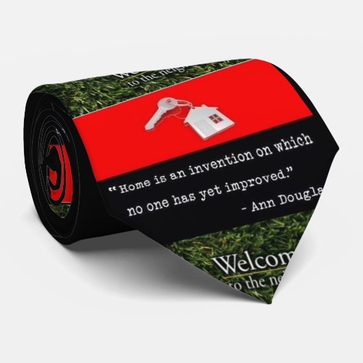 Welkom in de buurt stropdas (Opgerold)