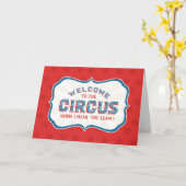 Welkom in de Circus (Ahem, ik bedoel het team) Kaart (Gele Bloem)
