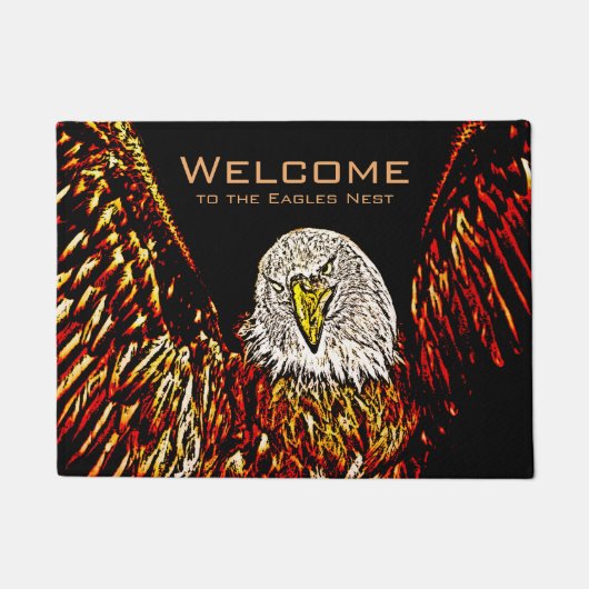 Welkom in de Eagles Nest, Bald Eagle Deurmat (Voorkant)