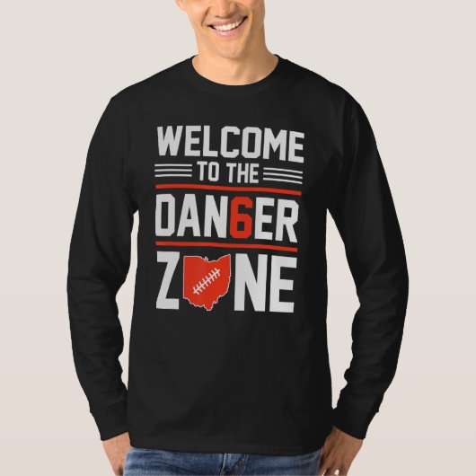 Welkom in de gevarenzone t-shirt (Voorkant)