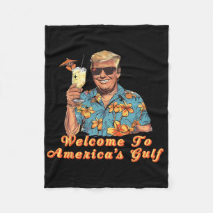 Welkom in de Golf van Amerika - Funny Beach Cruise Fleece Deken