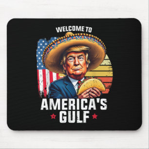 Welkom in de Golf van Amerika, grappige Trump Amer Muismat