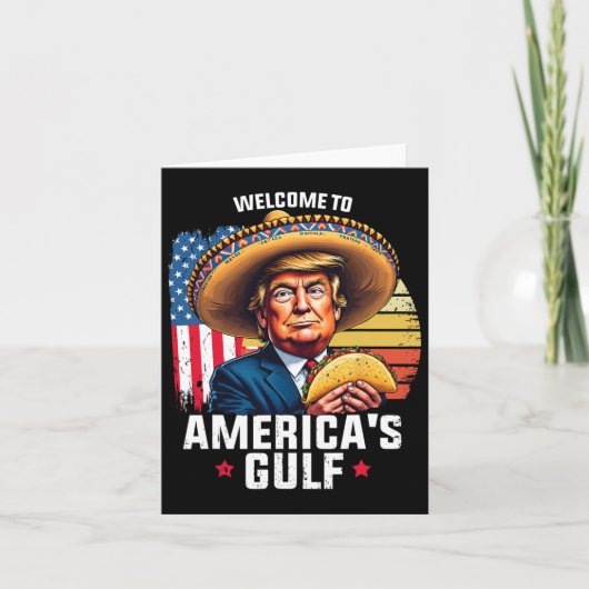 Welkom in de Golf van Amerika Kaart (Voorkant)