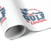 Welkom in de Golf van Amerika Mexicaanse immigrant Cadeaupapier (Rol Hoek)