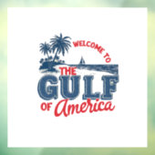 Welkom in de Golf van Amerika Mexicaanse immigrant Raamsticker (Vel 3)