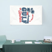 Welkom in de Golf van Amerika Mexicaanse immigrant Spandoek (Beurs)