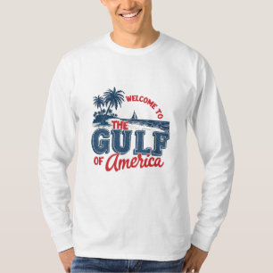 Welkom in de Golf van Amerika Mexicaanse immigrant T-shirt