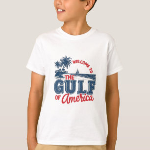 Welkom in de Golf van Amerika Mexicaanse immigrant T-shirt