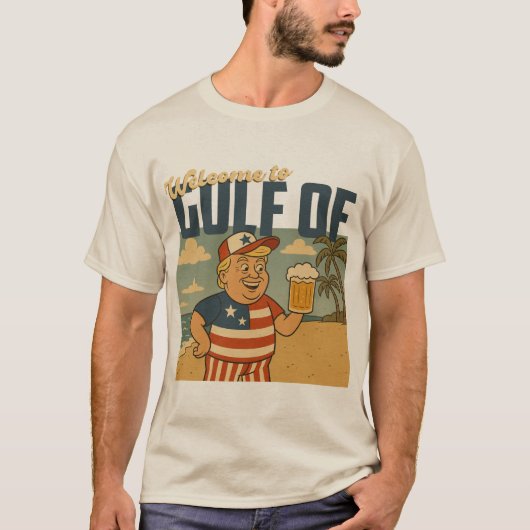 Welkom in de Golf van Amerika T-shirt (Voorkant)